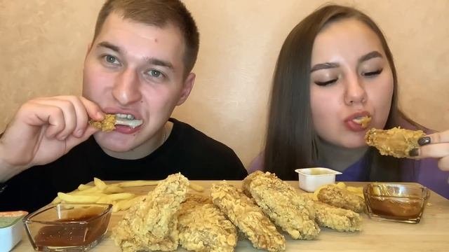 MUKBANG 20 КРЫЛЬЕВ KFC 20 kfc wings не ASMR 