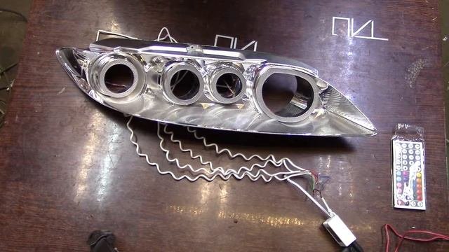 Mazda 6 Led Angel Eyes By TAU Tech Ангельские глазки Мазда 6
