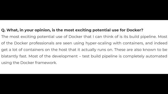 25 Advanced Docker interview questions and answers
