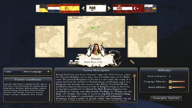 Empire Total War Playthrough; which faction should I play as?