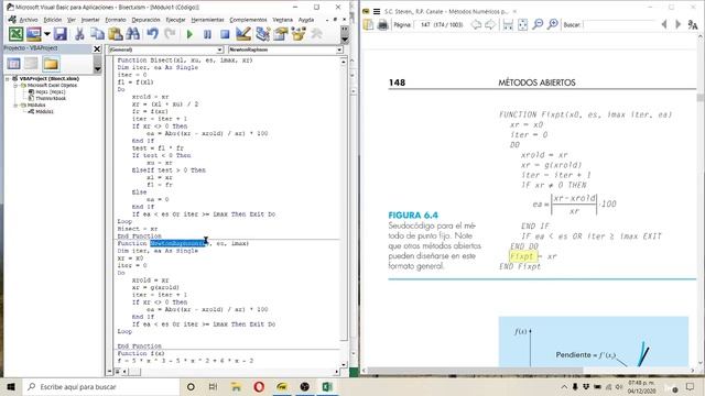 2P-1 Bisección, Newton-Raphson y Secante en Excel