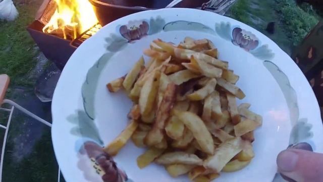 ЖАРИМ КАРТОФЕЛЬ ФРИ В КАЗАНЕ