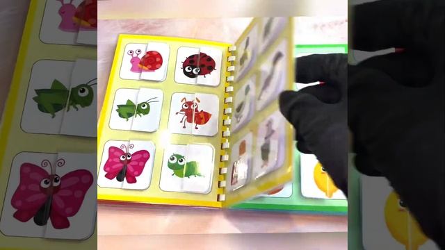 Набор игр на липучках для самых маленьких «Мои первые половинки»