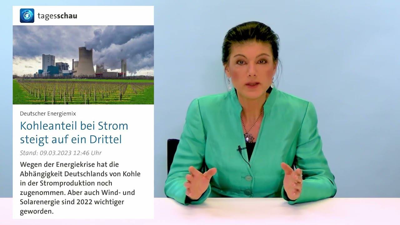 Сара Вагенкнехт об абсурде экологической политики немецкого правительства.