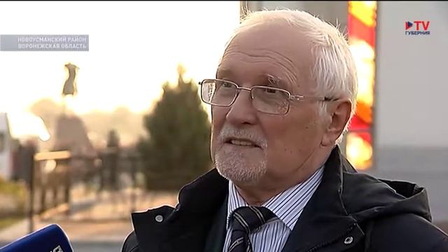 В Новой Усмани состоялось торжественное открытие площади Мира и памятника основателю села