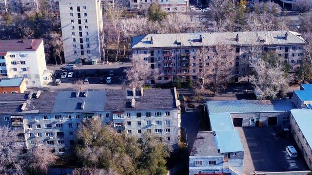 Павлодар. Осенний полет над городом.