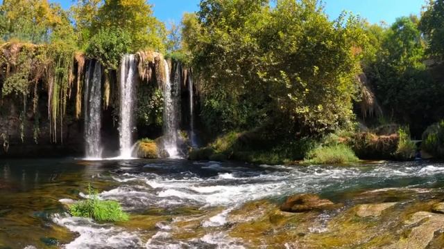 Расслабляющие звуки водопада для сна | Засыпать и спать с белым шумом воды