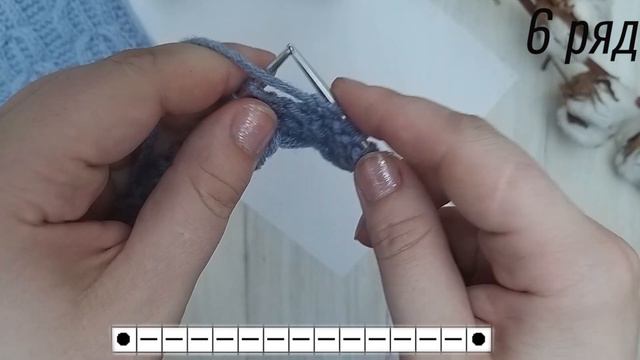 КЛАССНЫЙ, ОБЪЕМНЫЙ УЗОР для шапок, свитеров!