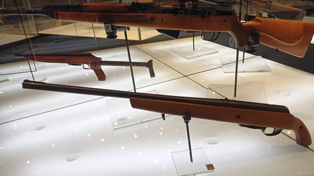 Стрелковое оружие в Тульском музее.