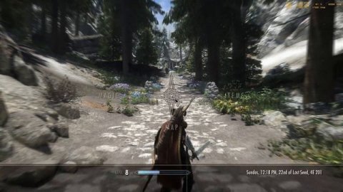 Skyrim #2 No Commentary Gameplay Walkthrough Modded Elder Scrolls Werewolf Companions