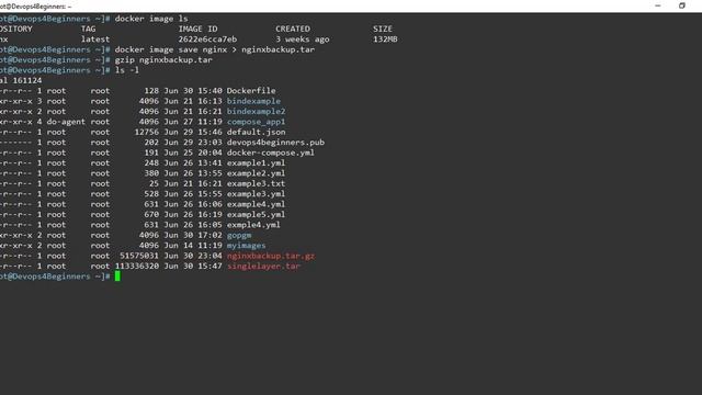 23. Docker: Save and Load an Image