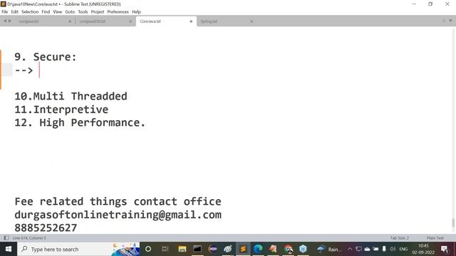 FULL STACK JAVA tutorials || Session - 11 || by Mr. Nagoor Babu On 02-09-2022 @10AM IST