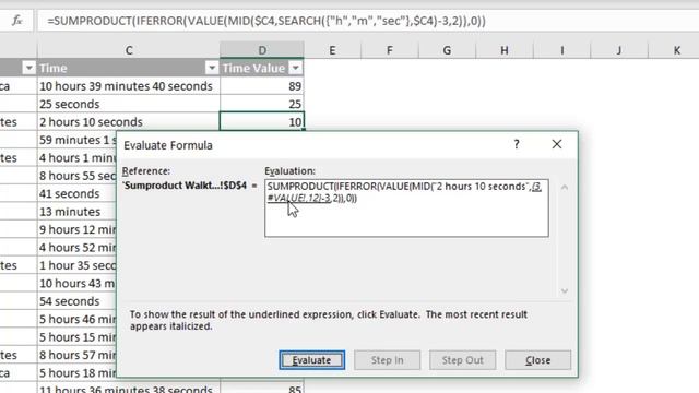 Convert Text to Time Values with SUMPRODUCT (Data Cleansing Part 2)