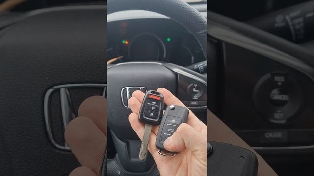 Ключ зажигания Хонда Цивик 10 сделать дубликат авто ключа зажигания. Honda Civic X купить автоключ