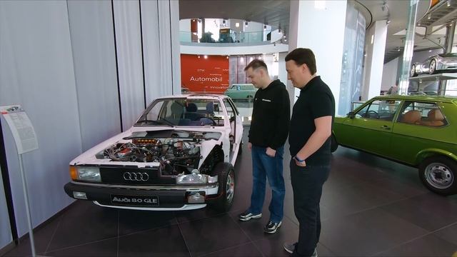 [4K]  В музее Audi с инженером фирмы. DreamRoad Германия 5.