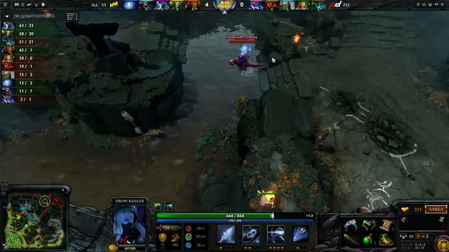Drow Ranger - играет Dendi (Navi) 7+к MMR  на Про-сцене 26.02.16. Патч 6.86  WePlay
