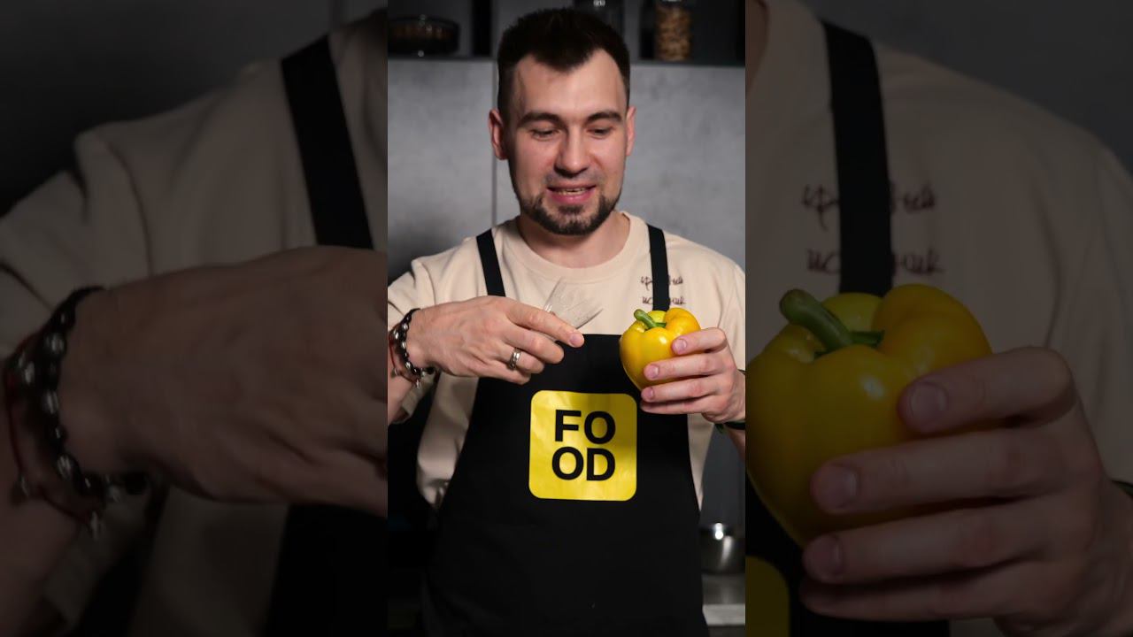 Очищаем перец от семечек быстро и легко  Бренд-шеф Food.ru  показывает три способа  #совет