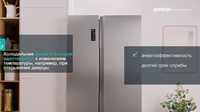 Холодильники Gorenje | Инверторный компрессор Gorenje решит проблему открытых дверей