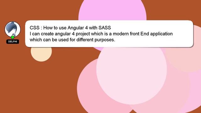 CSS : How to use Angular 4 with SASS