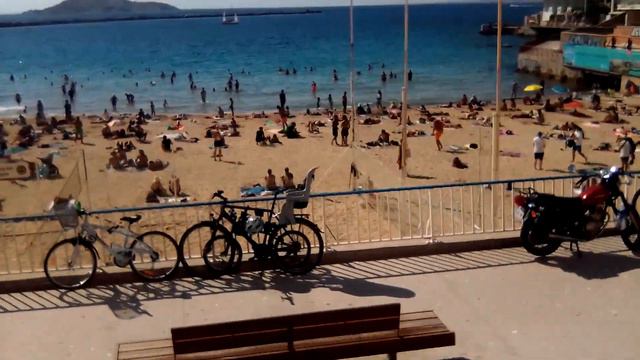 Марсель, старый порт🥤🍨, скалистый берег города. Небольшой пляж 🏖 🍧 и пейзажи/Marseille, bord de mer