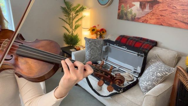 Extended 3rd Hand Pattern VIOLIN Schradieck 1 Etude 1
