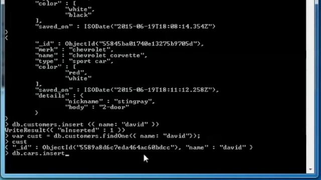 tutorial mongodb - part 3 (relation table in mongodb use document reference)