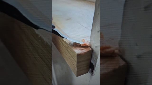 Изготовление подоконника из деревянных брусков