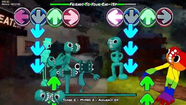 New Rainbow Friends VS Baby Rainbow Friends Minecraft ? FNF New Mod (Minecraft Rainbow Friends)