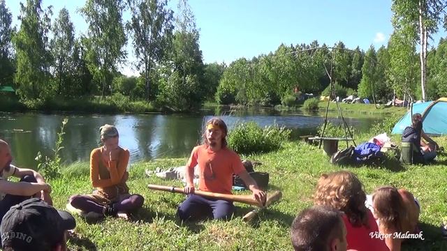 Мастер класс по Диджериду Kapa Ji Влад Старинский Лайтовый фест 2015