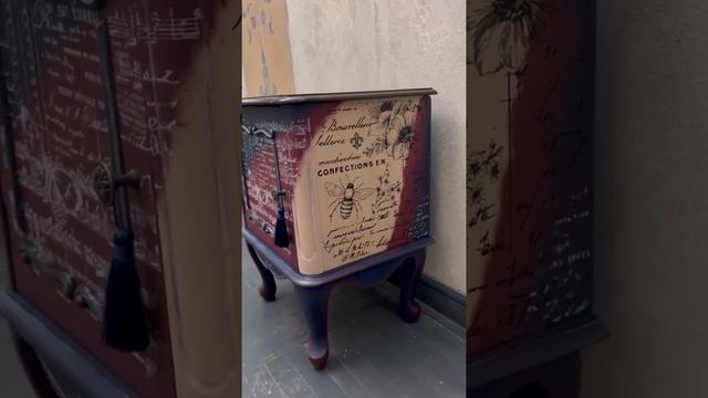 Реставрация и перекраска старой тумбы своими руками