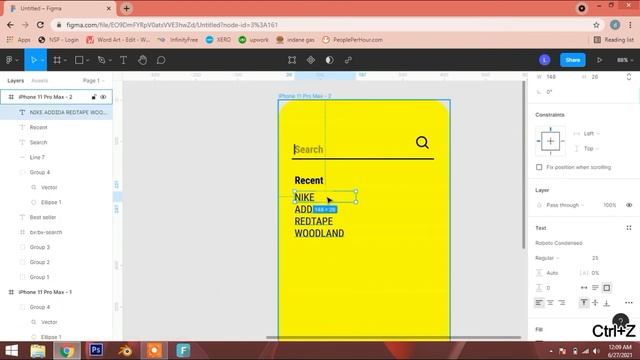Figma Search Animation Tutorial in #Figma #Hindi Tutorial
