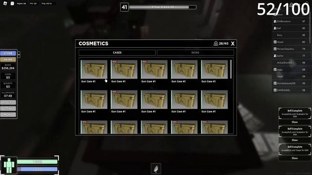 Opening 100 Skin Cases Criminality