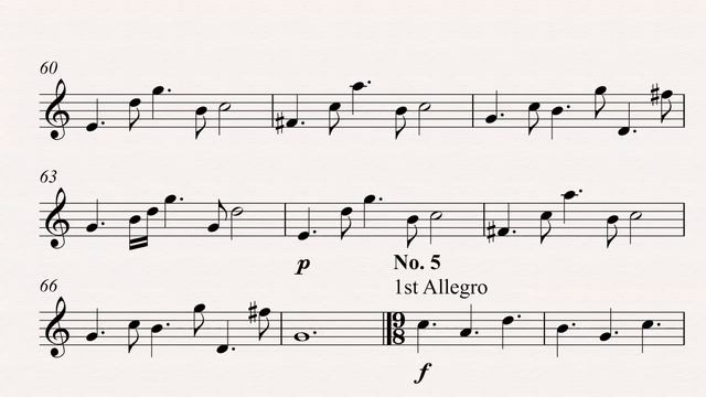 Fantasie for Violin No 3, 5 - Telemann - Violin S - ROSOP - Solo