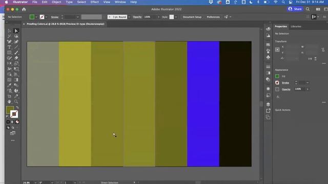 Tutorial: Proofing Colors Checking for Color Blind Accessibility in Adobe Illustrator