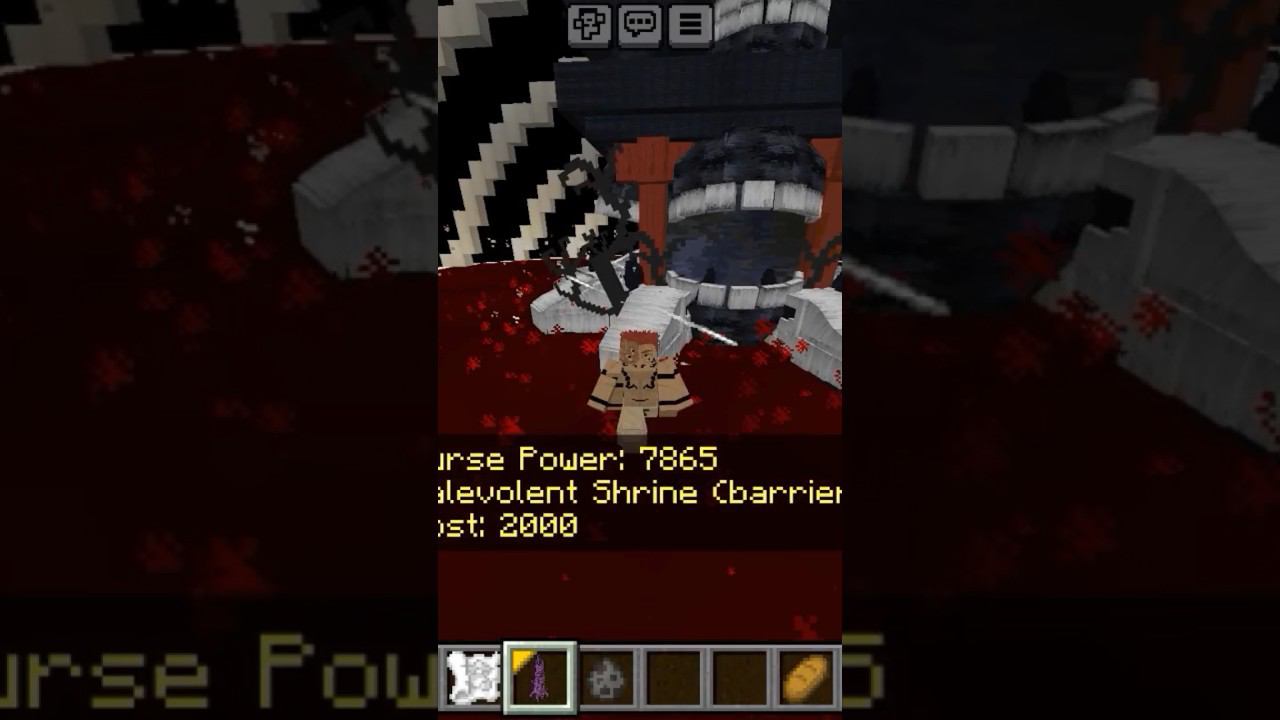 Магическая битва в майнкрафт пе #minecraft #anime #jujutsukaisen