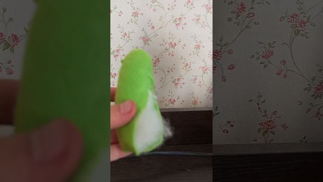Как сшить огурец из фетра.