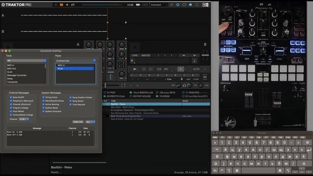 05 TRAKTOR MIDI MAPPING РОУТИНГ МИДИ СООБЩЕНИЙ НОТНЫЙ АНАЛОГ КЛАВИШ УСТРАНЕНИЕ НЕПОЛАДОКDJ VALUEV