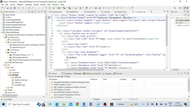 Employee Management Bootstrap+Hibernate+Maven+MySQL Servlet +JSP+CSS#hibernat #bootstrapwebsite