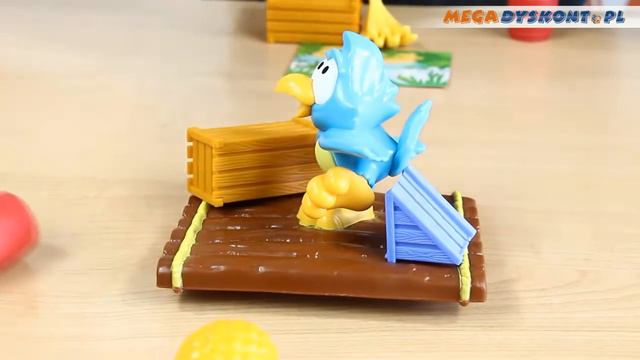 Parrot Pile-Up Game / Papuzia tratwa - Mattel Games - www.MegaDyskont.pl - sklep z zabawka