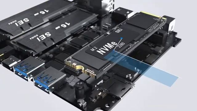 Intel i5-8279U Mini PC, 16GB, 500GB M.2 SSD, Gigabit Ethernet, 4K HD, Dual HDMI, Windows 11 Pro.