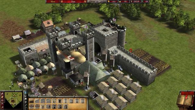 Stronghold 2 small castle very effective