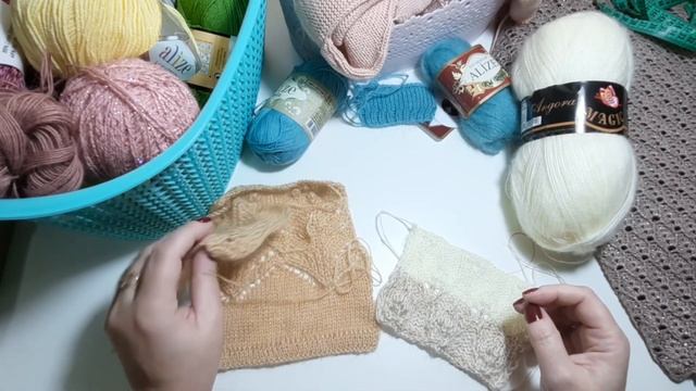 ВязоВЛОГ 2//эксперименты из остатков пряжи//новый процесс//перевяз//детский гардероб на осень