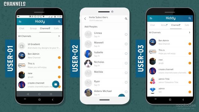 Whatsppclone | whatsapp clone script - Appkodes Hiddy
