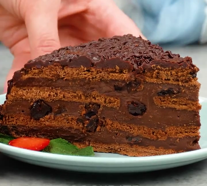 Самый быстрый шоколадный торт