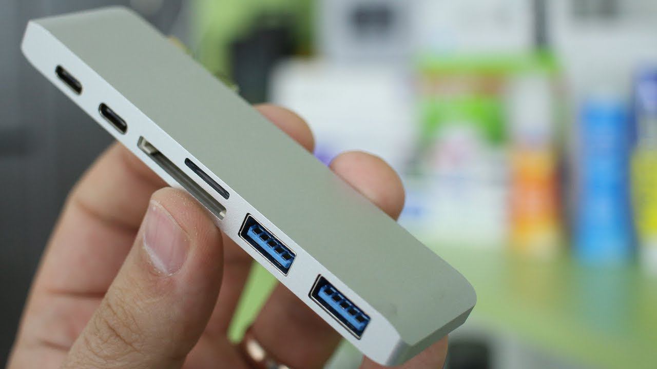 ЛУЧШИЙ Переходник адаптер RobotSky с USB-C на USB 3.1 + картридер + 2 USB-C ► ОБЗОР