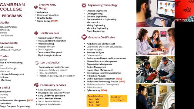 Cambrian College Tanıtım Webinarı