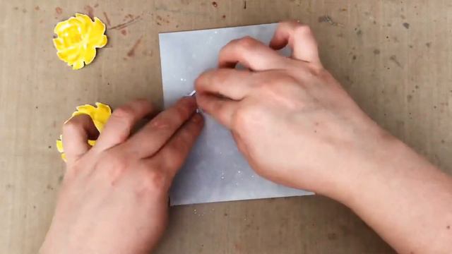 Shaker Card With Layering Stamps & Dies From The Stamp Market