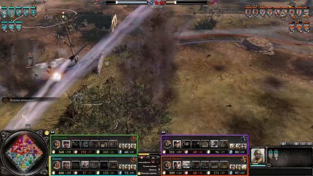 ПОШЛИ ВА-БАНК: Дикое и масштабное танковое 4х4 сражение в Company of Heroes 2