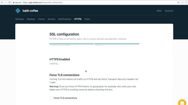 Netlify Tutorial – Enabling SSL
