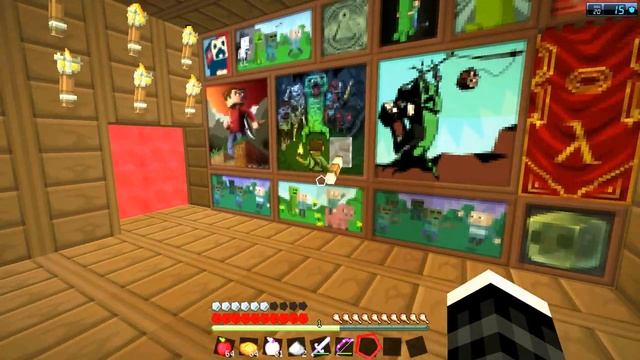 Мой механический дом в minecraft 1.5.2